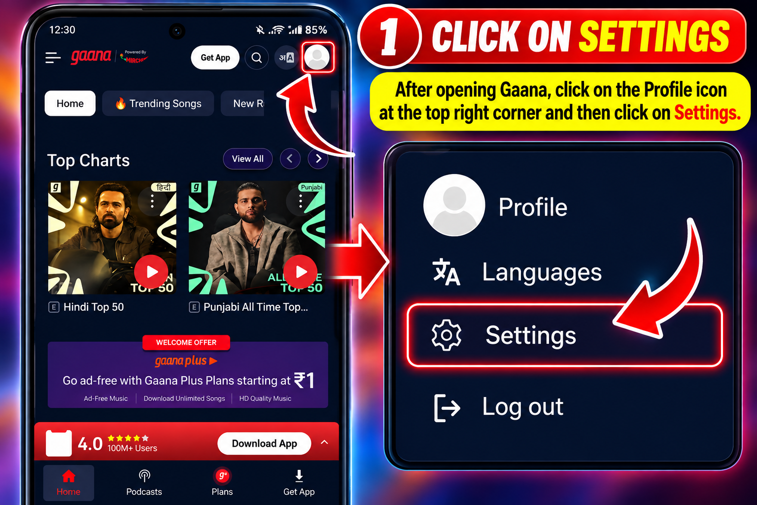 Open Gaana Redeem